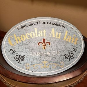 Vintage look French Cafe signs.